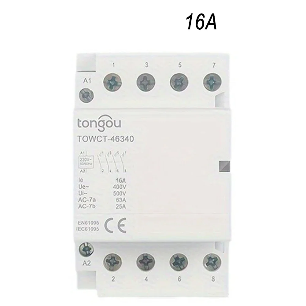 

Контактор переменного тока с огнестойким материалом и катушкой 230 В для безопасной работы на DIN-рейках, предназначенный для минимизации уровней шума