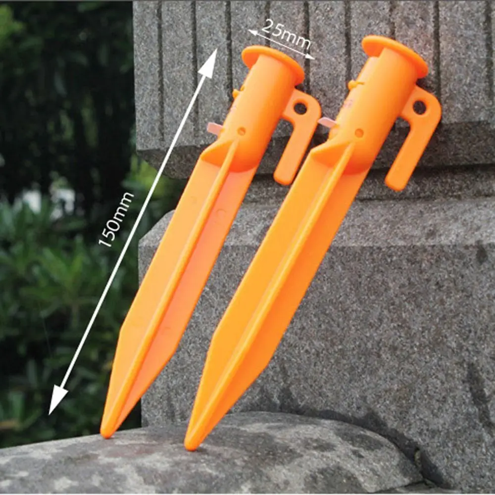 Accessories Lot High Quality Survival Building Trip Stake Outdoor Night 15cm Camping Tent Nail Peg Light Up