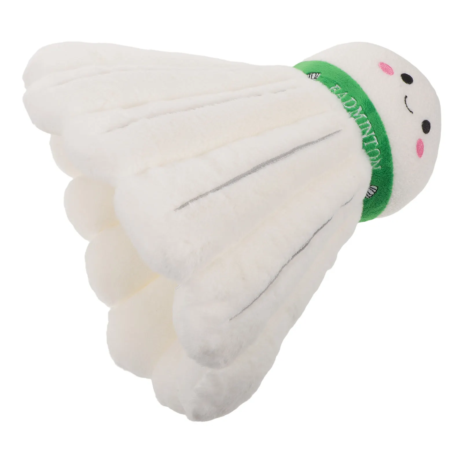 Cute Shuttlecock Stuffed Animal Creative Sports Design Cheerful Bedroom Playroom Decoration Unique Present for Children