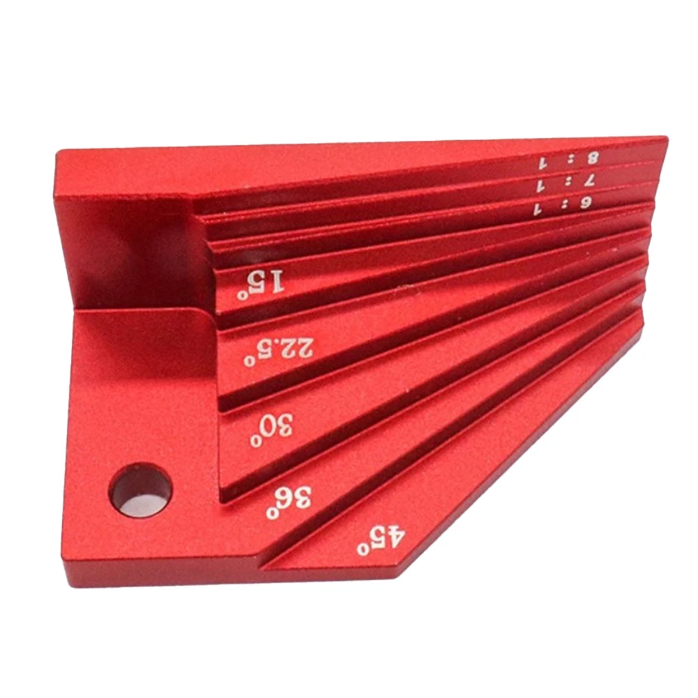 Bevel Block Gauge Aluminum Alloy Measuring Block Angle Finder For Protracto Woodworking Tools