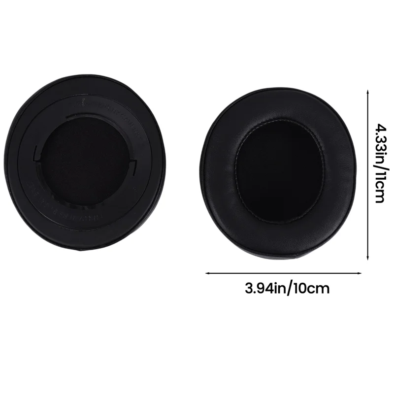 Ersatz-Ohrpolster, 2-teiliges Memory-Schaum-Ohrpolster-Set, Pad-Abdeckung für Razer Kraken Pro V2 – ovaler Ohr-Kopfhörer