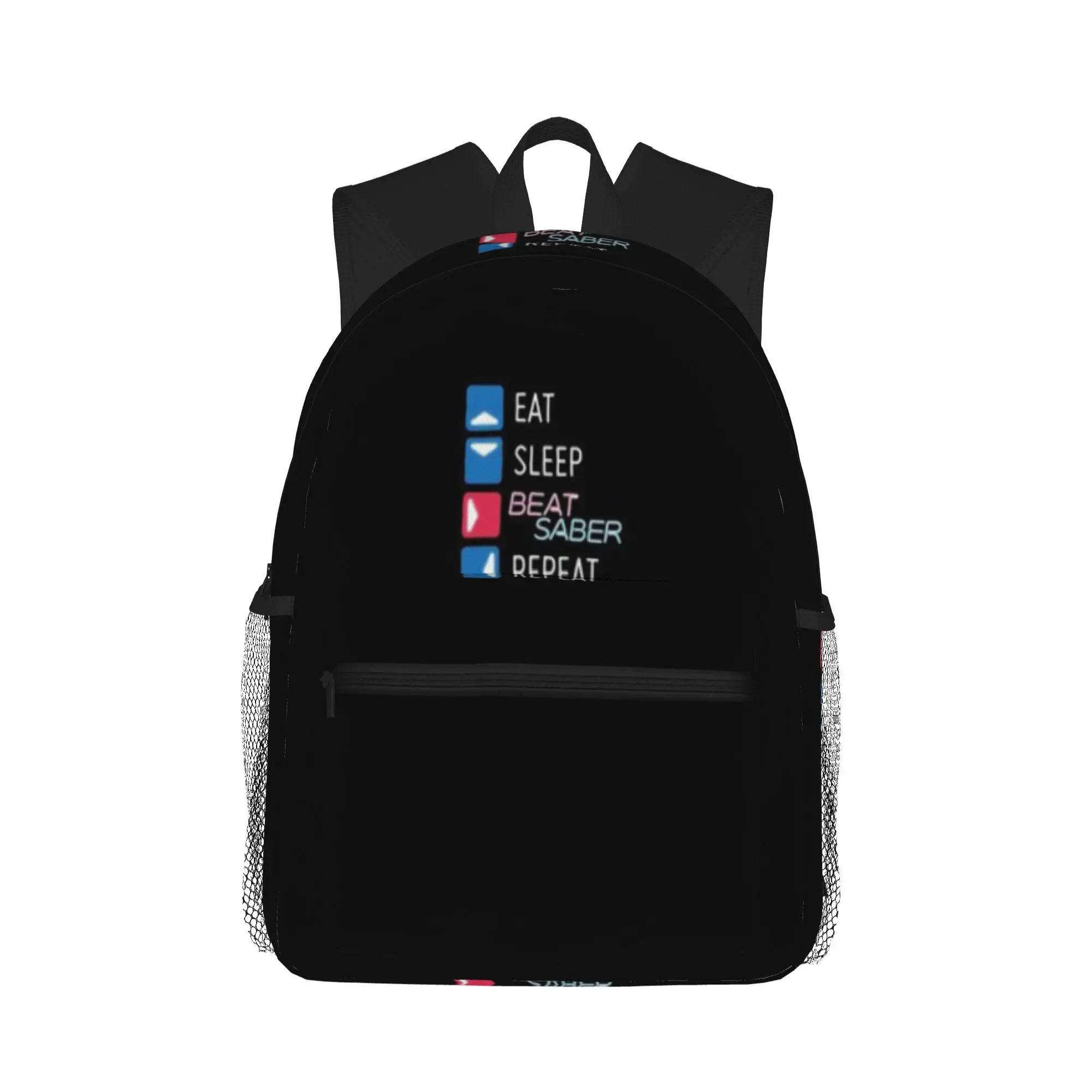 Eat  Sleep  Beat Saber  Repeat  Active  Casual Backpack for Students and Adults Student