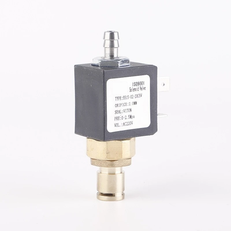 5515-10 Micro Small Appliance Respirator Solenoid Valve, Normally Closed Solenoid Valve 1/8 Brass Hot Water Valve