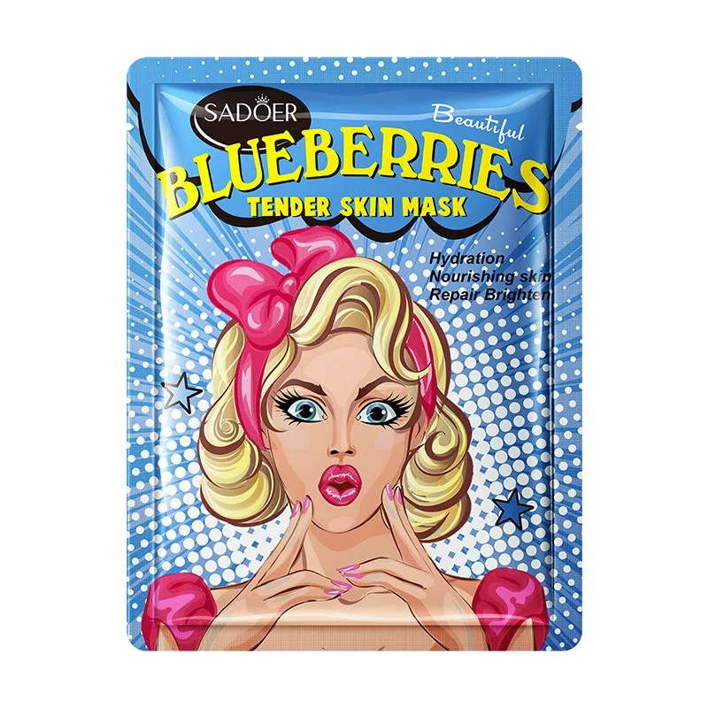 

Blueberry Plant Extract Skin Rejuvenation Collagen Night Wrapping Mask Korean Care Masks Face Deep Skincare Coranea Serum Stuff