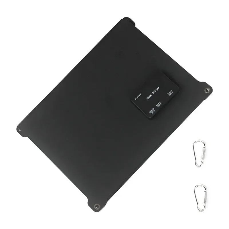 100 واط للطي ETFE لوحة طاقة شمسية USB/Type-C/DC واجهة الناتج الشمسية للطي شاحن قوة البنك للهاتف السفر في الهواء الطلق التخييم