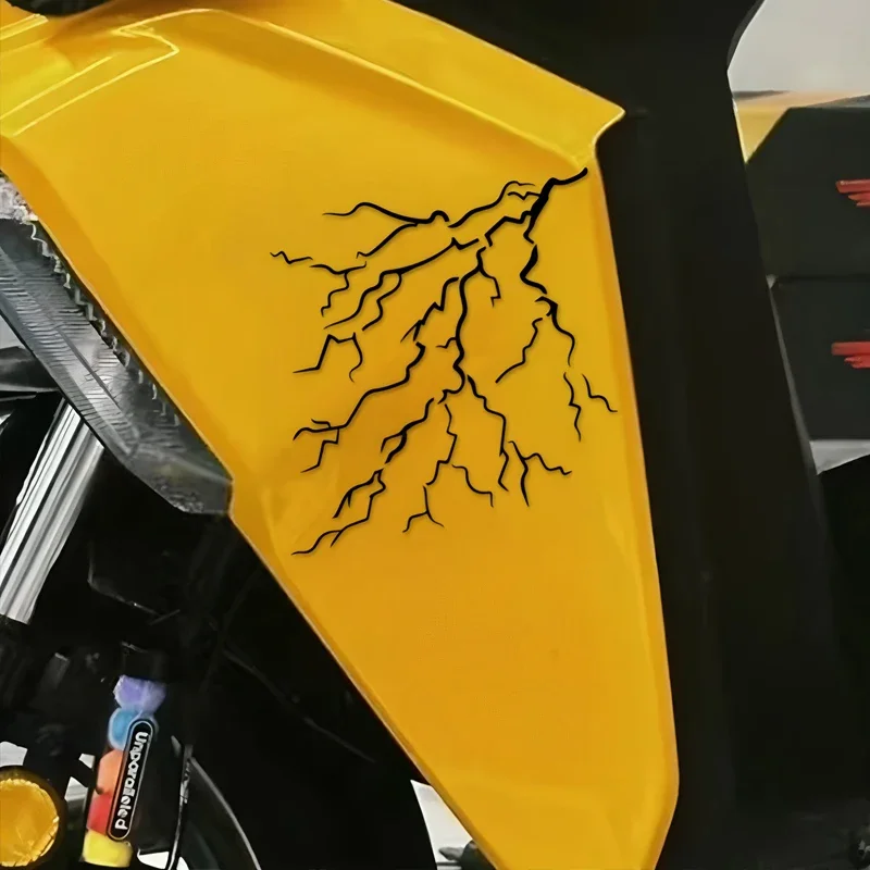 Lightning Storm Thunderbolt Stretch creative&funny stickers for cartoon fans&lover,high quality for car trucks motorcycles