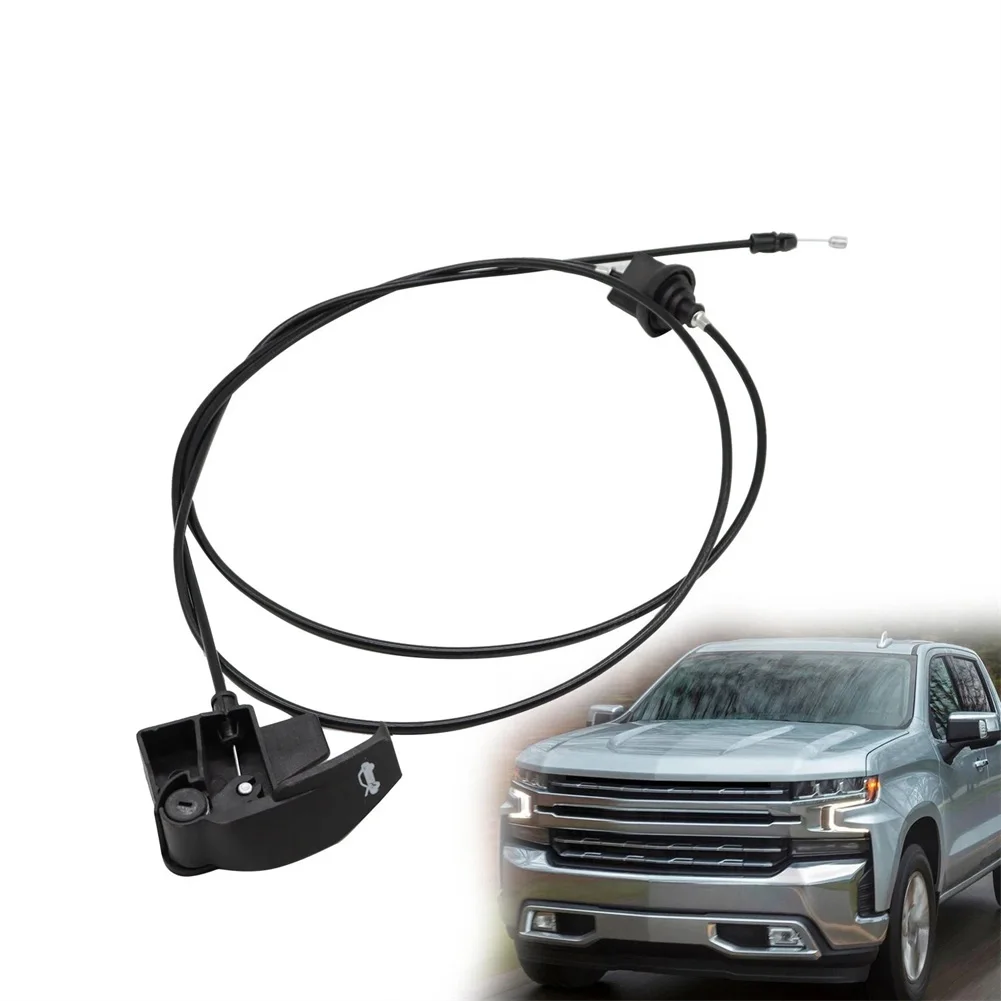Hood Release Cable w Handle for GMC 1500 1999-2006 1500 HD 2001-2003 2005-2006 2500 1999-2004 2500 HD 2001-2006