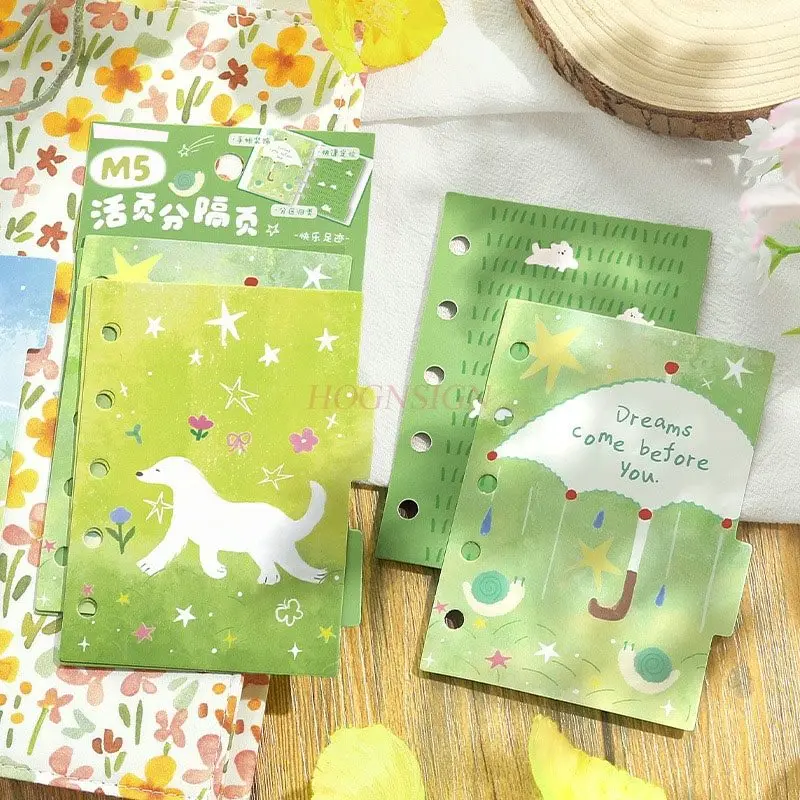 

8 листов/пакет, оригинальный ручной рисунок, акварельный материал с милыми животными, индексная страница ручного счета, украшение, аксессуары для хранения