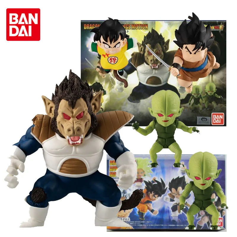 Bandai Original Shokugan Dragon Ball ADVERGE Bejīta Yonsei Suit Motion 5 Anime Action Figures Toys for Boys Girls Kids Gift