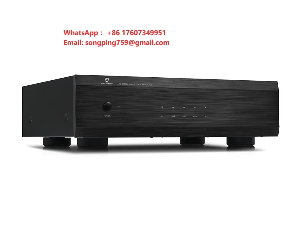 Manufactory 500W Power 5 Channels Amplifiers Aluminium Made Amplifier Audio
