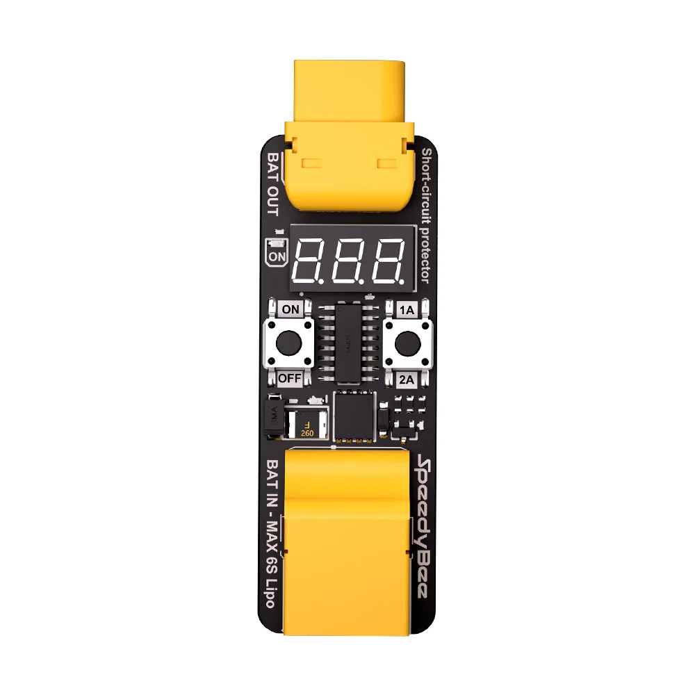 SpeedyBee Anti Short Circuit Module 4-6S 1A/2A Current Limiting For RC Flight Stack