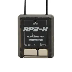 Radiomaster RP3-H 2,4GHz ExpressLRS nano-ontvanger Dubbele antenne Ingebouwde TCXO geoptimaliseerde printplaat