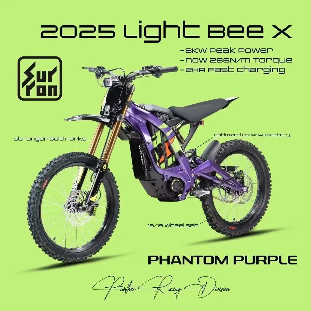 

Qiulong 25-year new model Light Bee X electric off-road motorcycle, non-road version, two-wheeled track version