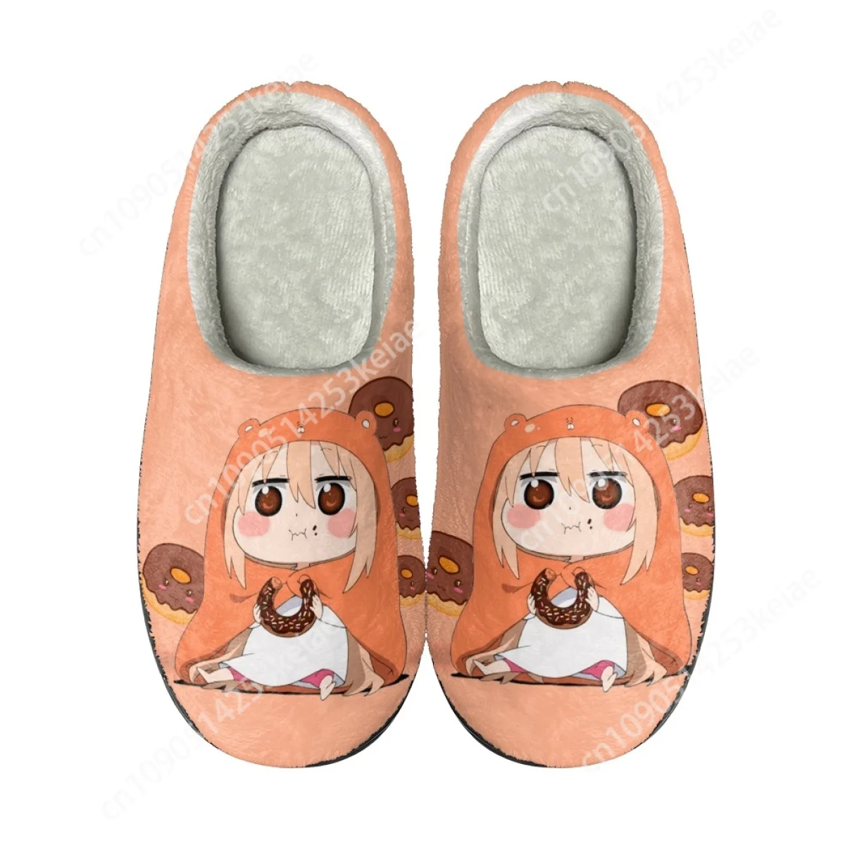 

Bedroom Casual Cotton Slippers Cute Anime Character Pattern Unisex Warm Sandals Comfort Soft Slides Flat Closed Toe Loafers New