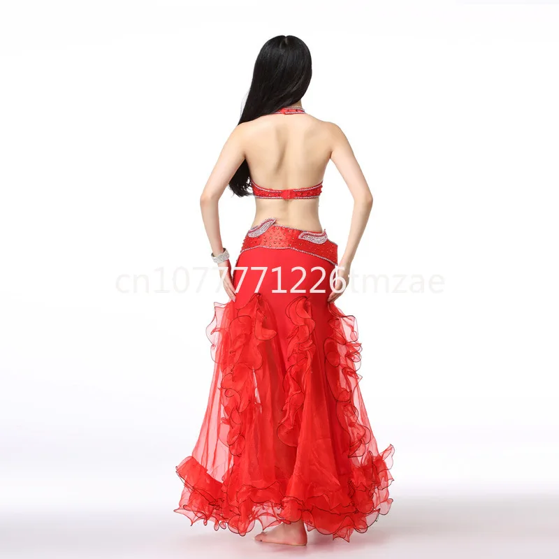 

Belly Dance Ball Performance Costume Suit Women's Bra Skirt Split Suit Bar Ball Performance Costume