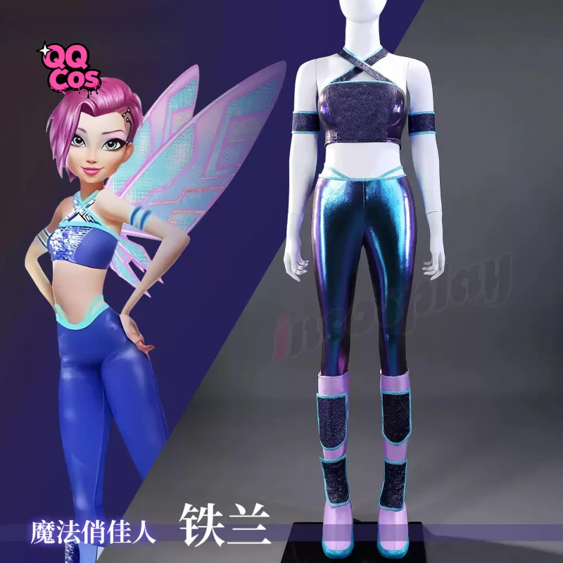 

Winx Tecna cosplay Christmas Party Gorgeous Uniform Accessories Props Complete Set QQcos