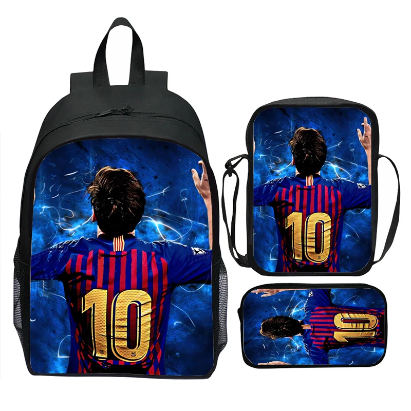 Conjunto de 3 mochilas para meninos e meninas, mochila com bolsa de ombro