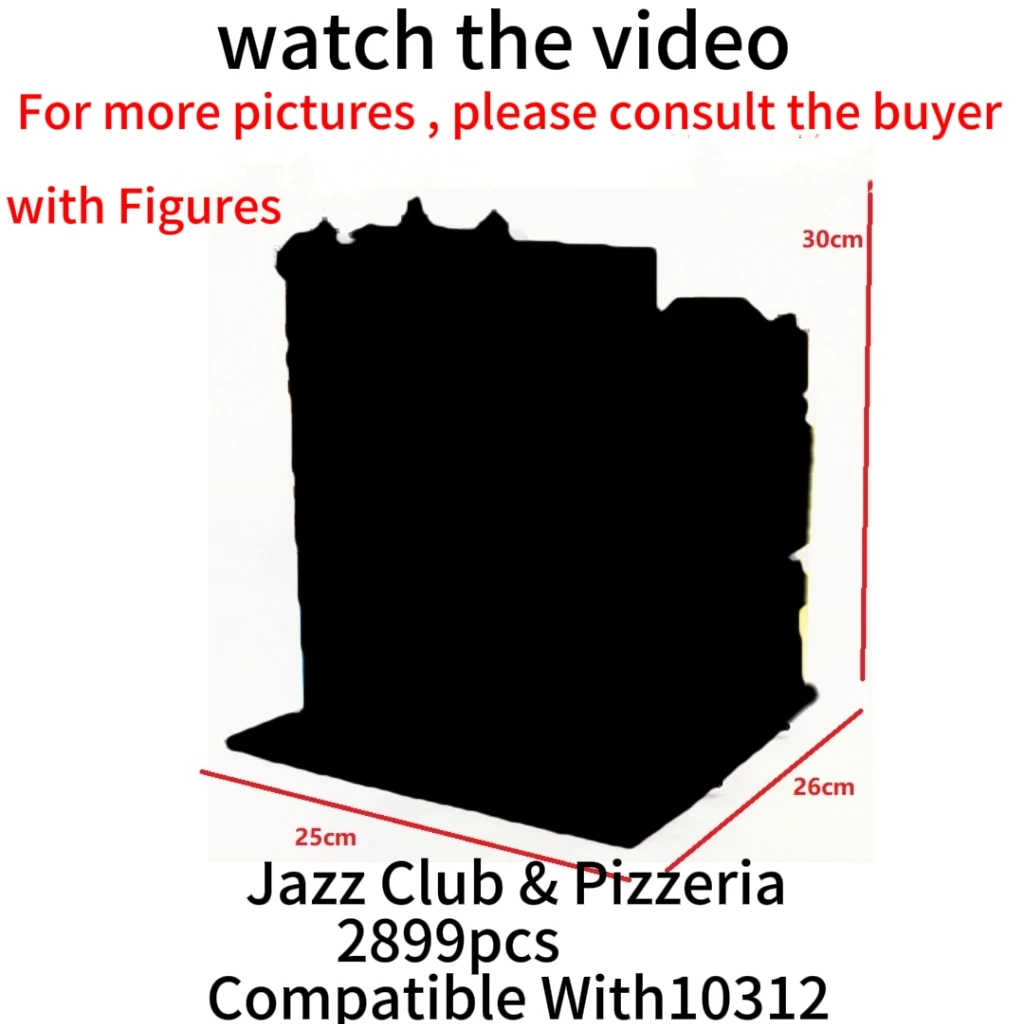 2899PCS Compatible with10312 Jazz Club & Pizzeria Building Blocks Bricks Toys Birthday Christmas Gift