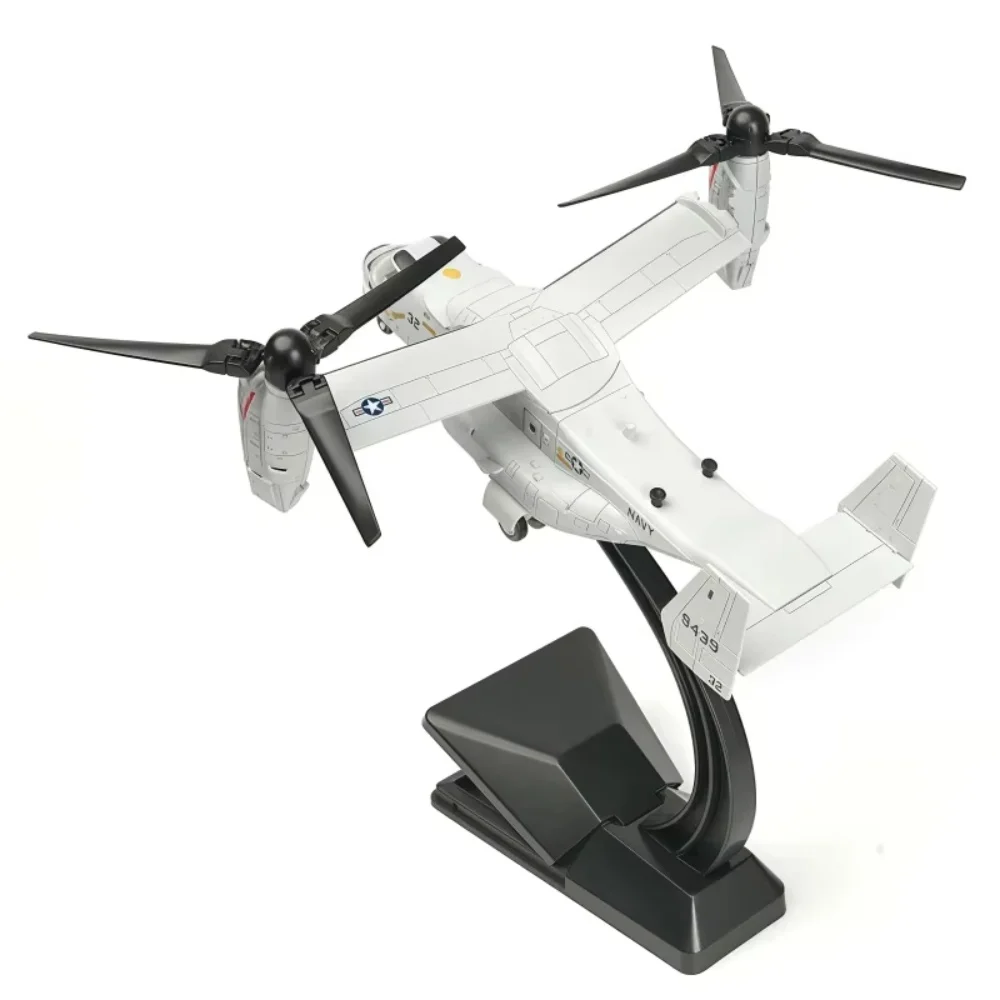 1/72 Creative Military Series V-22 Osprey Tiltrotor Helicopter Model Building Transport Aircraft DIY Glue Free For Xmas Gifts