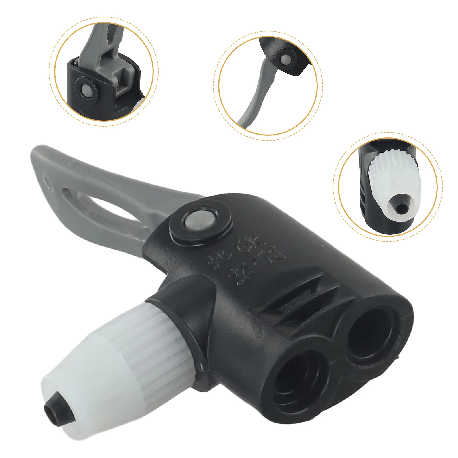 

Bike Tyre Tube Replacement Presta Dual Head Air Pump Adapter Valve Useful Bicycle Component Pump Cycling Pump Tool Bicycle Parts