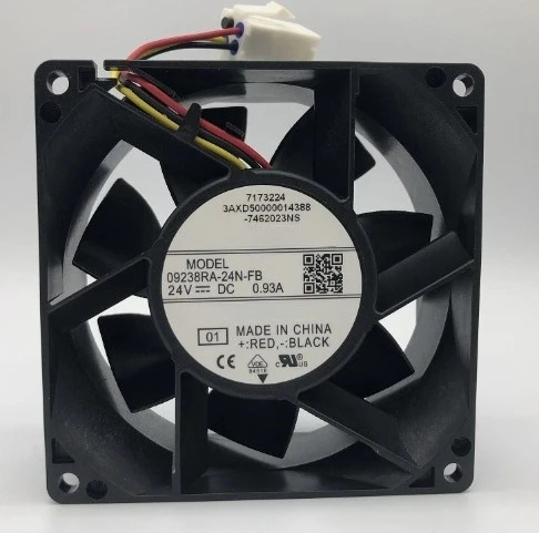 

Brand new 09238RA-24N-FB 24V 0.93A 3-Wire Cooling Fan Fast delivery