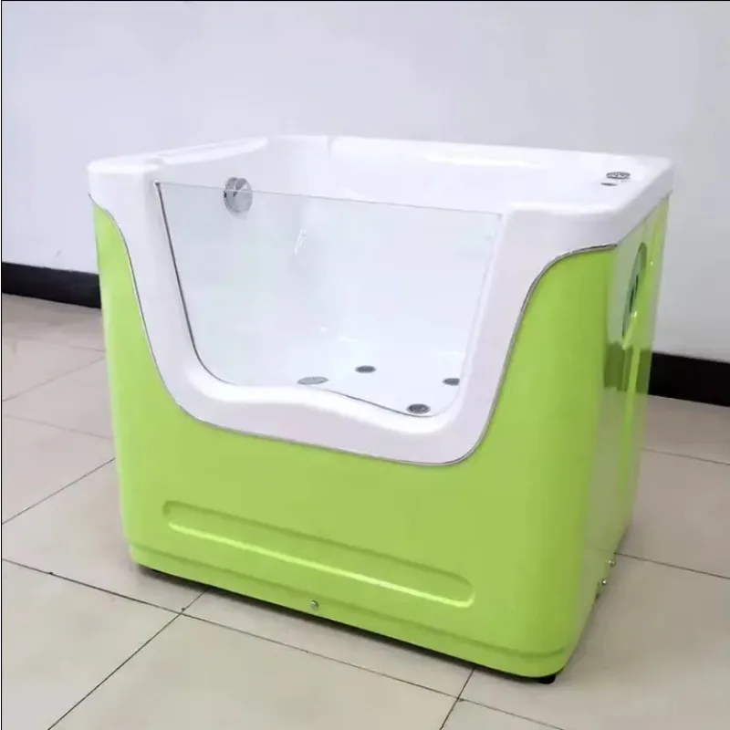 Factory Wholesale Multi-functional Pet Bathtub With LED Seven-color Light Ozone Sterilization Pet Bathtub