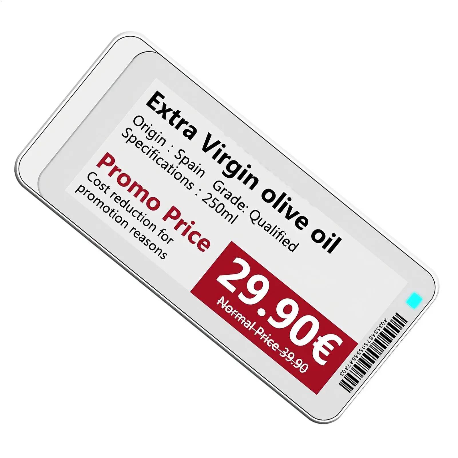 Wireless E Ink Tag Wireless Magnetic Electric Smart Control Signages Grocery Store Digital Label For Offices Restaurant Indoor