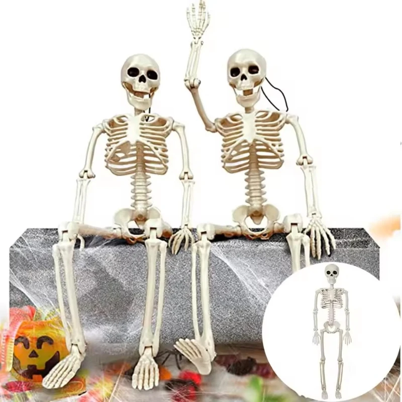 

DIY Horror Skeleton Decoration - 40cm Scary Human Shape for Halloween Party & Haunted House