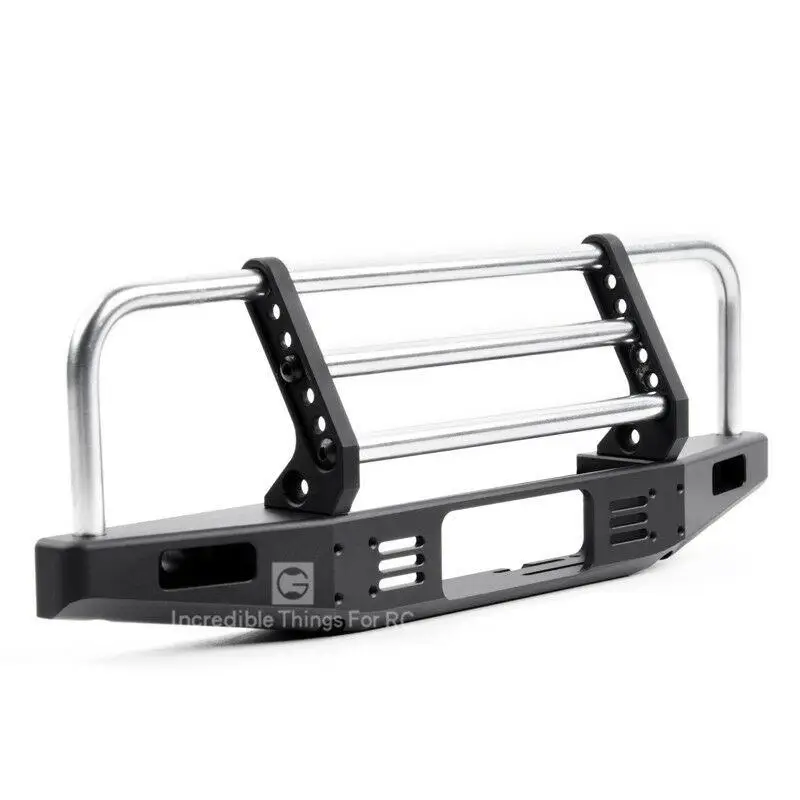 1/10 Rc Track Vehicle Traxxas Trx4 Defensive Mustang Axle Scx10 90046 90047 Protetor Universal Metal Front Crash Bumper