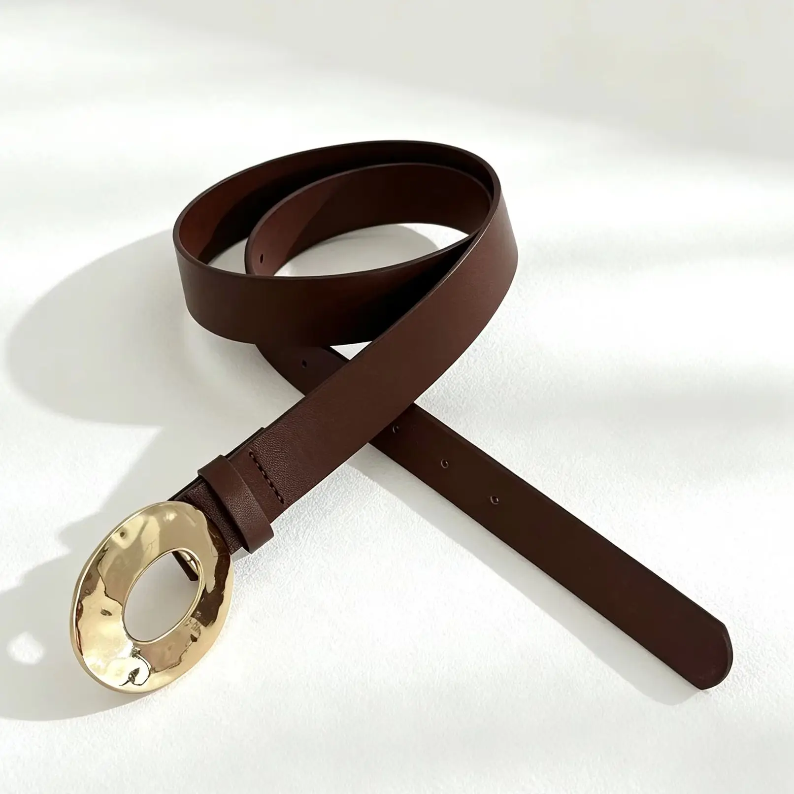 1 Women's Belt, Solid Color, Simple and Versatile, Bohemian Style, Paired with Skirt, Jeans, Suitable for Daily Holiday Gifts