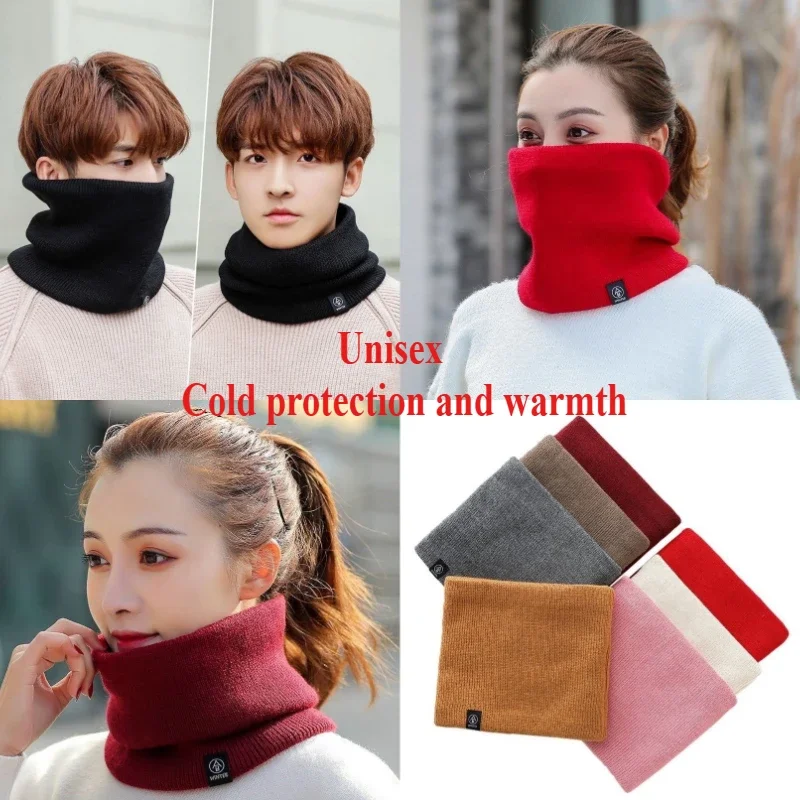 Padded Thickened Scarf Windproof Warm Scarf Korean Version of A Hundred Outdoor Leisure Cycling Sports Cold Neck Cover