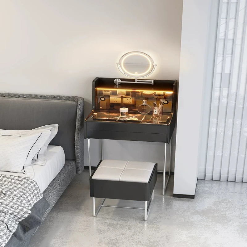 

LH dresser small corner mini dressing table small apartment very narrow end of bed dressing table