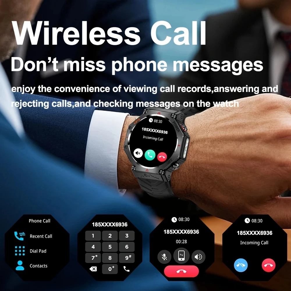 ل Xiao جديد ChatGPT AI مساعد ساعة ذكية 5ATM مقاوم للماء لتحديد المواقع المدمج في ثنائي النطاق GNSS البوصلة الرياضة Smartwatch الرجال امرأة #6