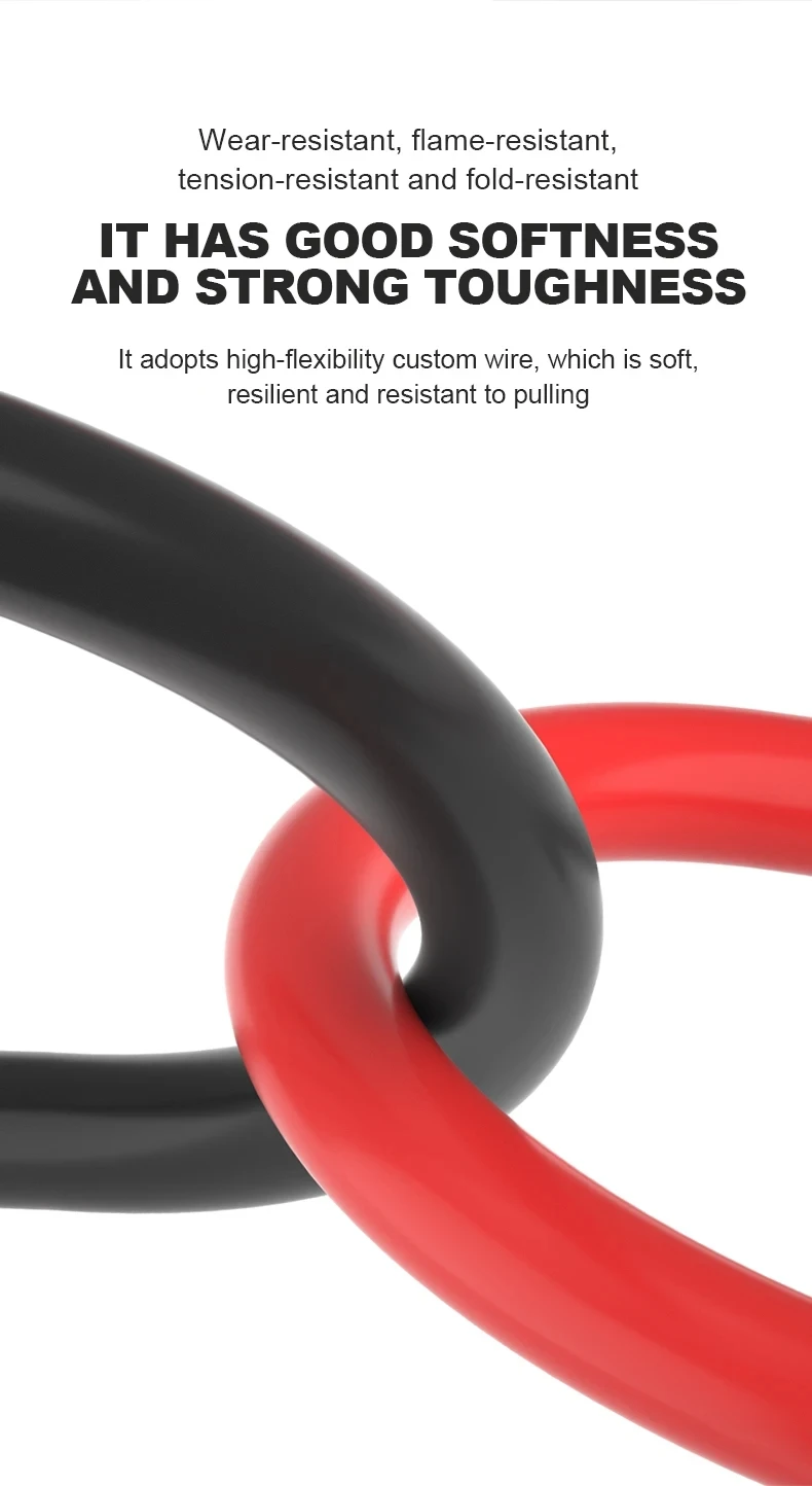 MaAnt M103 Pure Copper Power Cord with Wear-resistant Alligator Clips Support 11A High Current Android Power Cord Power-on Cable