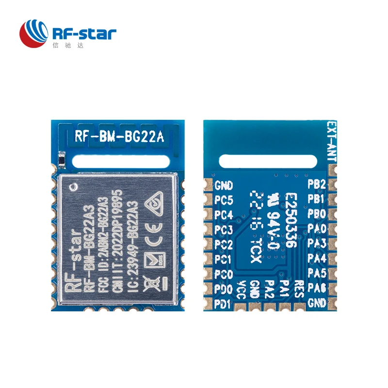 3 PCS EFR32BG22 6 dBm BLE5.2 Mesh Module Low Energy Direction Finding AoA AoD EFR32 Serial BG22  RF-BM-BG22A3