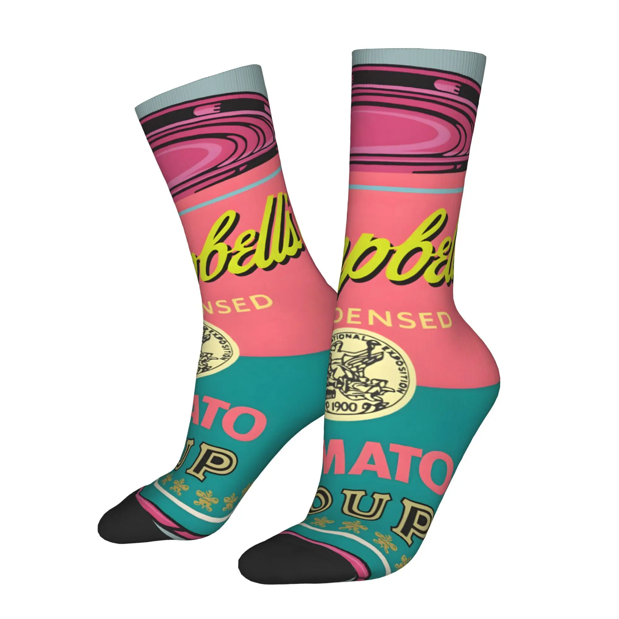 

Happy Funny Men's Socks Unique Design Retro Harajuku Street Style Casual Crew Sock Gift Pattern Printed