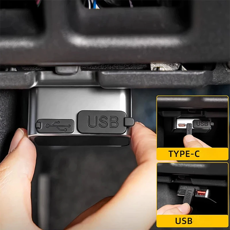 For Volvo XC60 S60 V60 XC90 S90 V90 XC40 C40 XC70 OBD Interface Charger-48W Fast Charging Car Charger Auto Accessories
