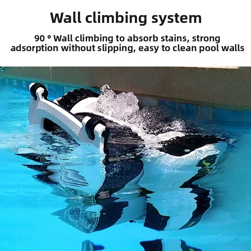 Premium Wireless Intelligent Swimming Pool Sewage Suction Machine Automatic Underwater Vacuum Cleaner Pool Bottom Robot