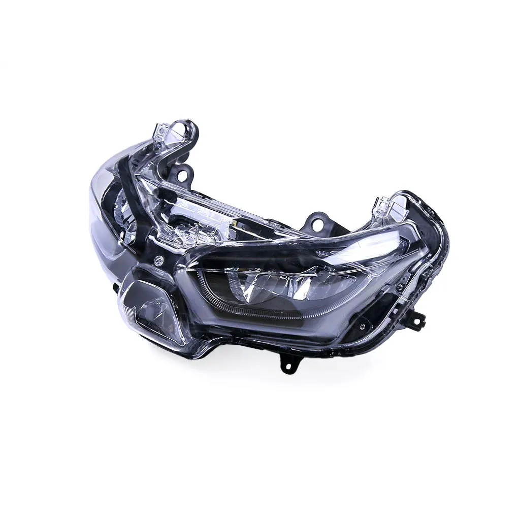 Suitable for Yamaha xmax300 250 125 modified parts LED + plastic headlight assembly 17-21