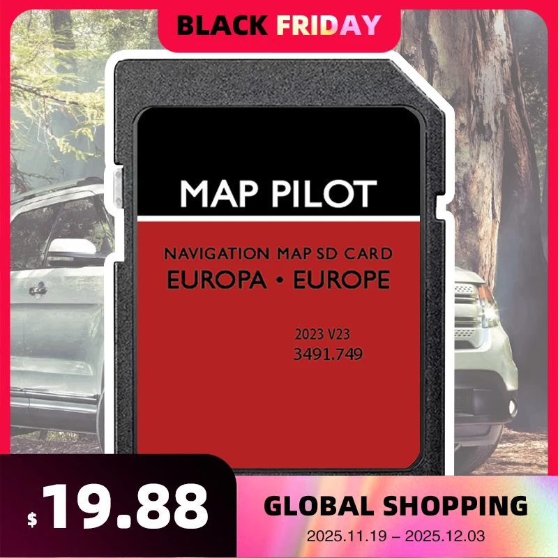 

2023 Navigation Becker MAP PILOT Code 509 Europe map for Mercedes A B C E-class CLA CLS GLA GLK Sat Nav SD Card 8GB Update