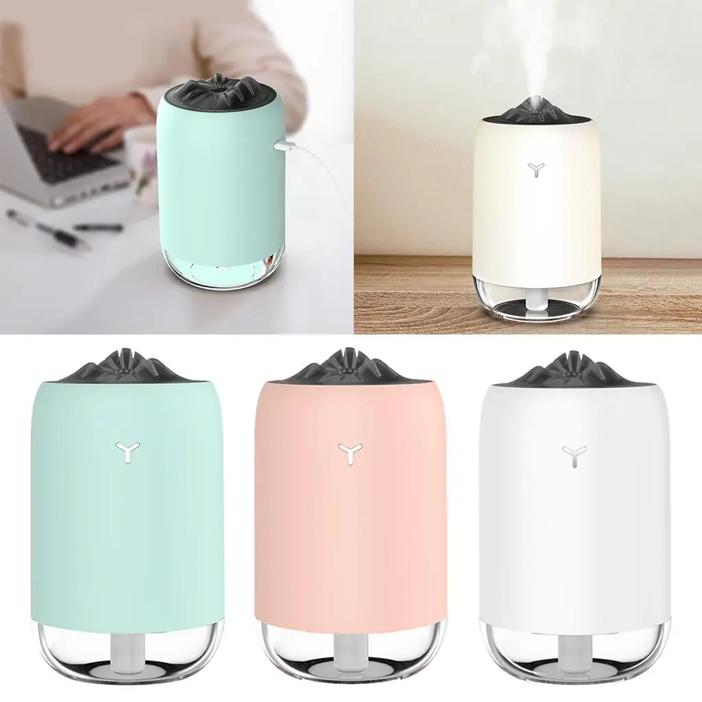 260ml USB Air Humidifier Car Mist Maker with Romantic Lights Office Air Purifier