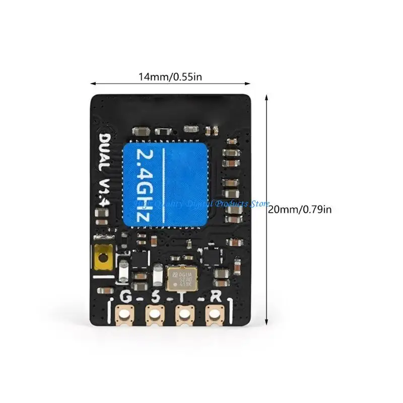 U2JE ELRSダブル2.4gダイバーシティレシーバーアクセサリー信号トランスミッションレシーバー