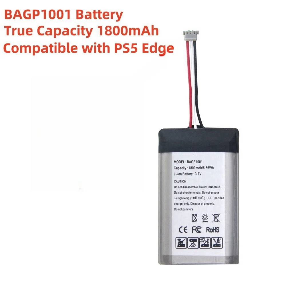 Perfine BAGP1001 PS5 Edge Controller Battery for SONY PS5 Edge 1800mAh; Playstation 5 DualSense Edge Batteries NOT for PS5