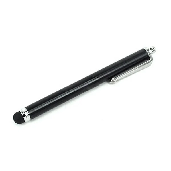 Penna stilo nera per touch screen con punta di precisione e clip portatile perfetta per e tablet Penna touch stilo nera