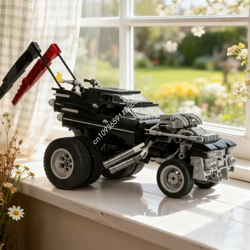 

766 шт. MOC The Gigahorse Minifig масштабные городские чемпионы супер модель автомобиля строительные блоки игрушки архитектура рождественские подарки