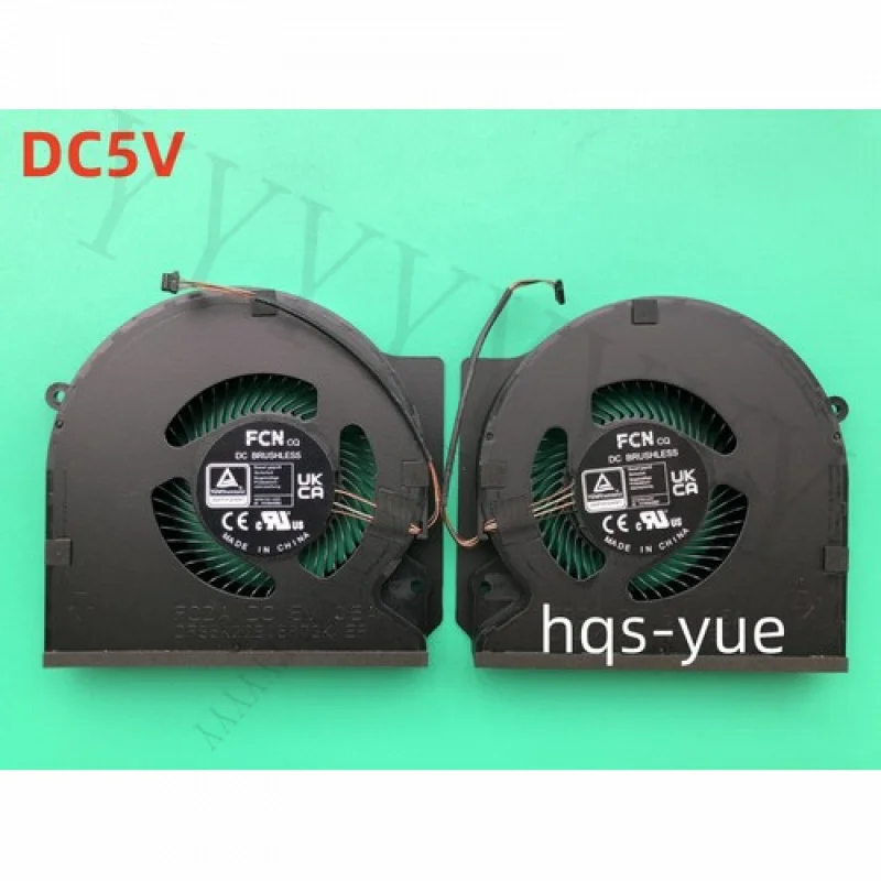 

Q+ Original for Razer Blade 16 23 RZ09-0483TEH3 RZ09-0483REH3-R3U1 COOLING FAN R+L