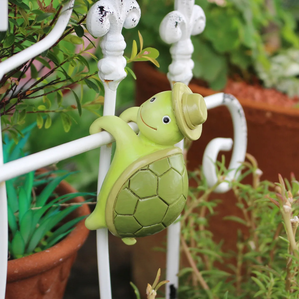 

Resin Climbing Turtle Flower Pot Decor Cute Tortoise Hanging Bonsai Mini Climbing Turtle Ornament Plant Container Decoration