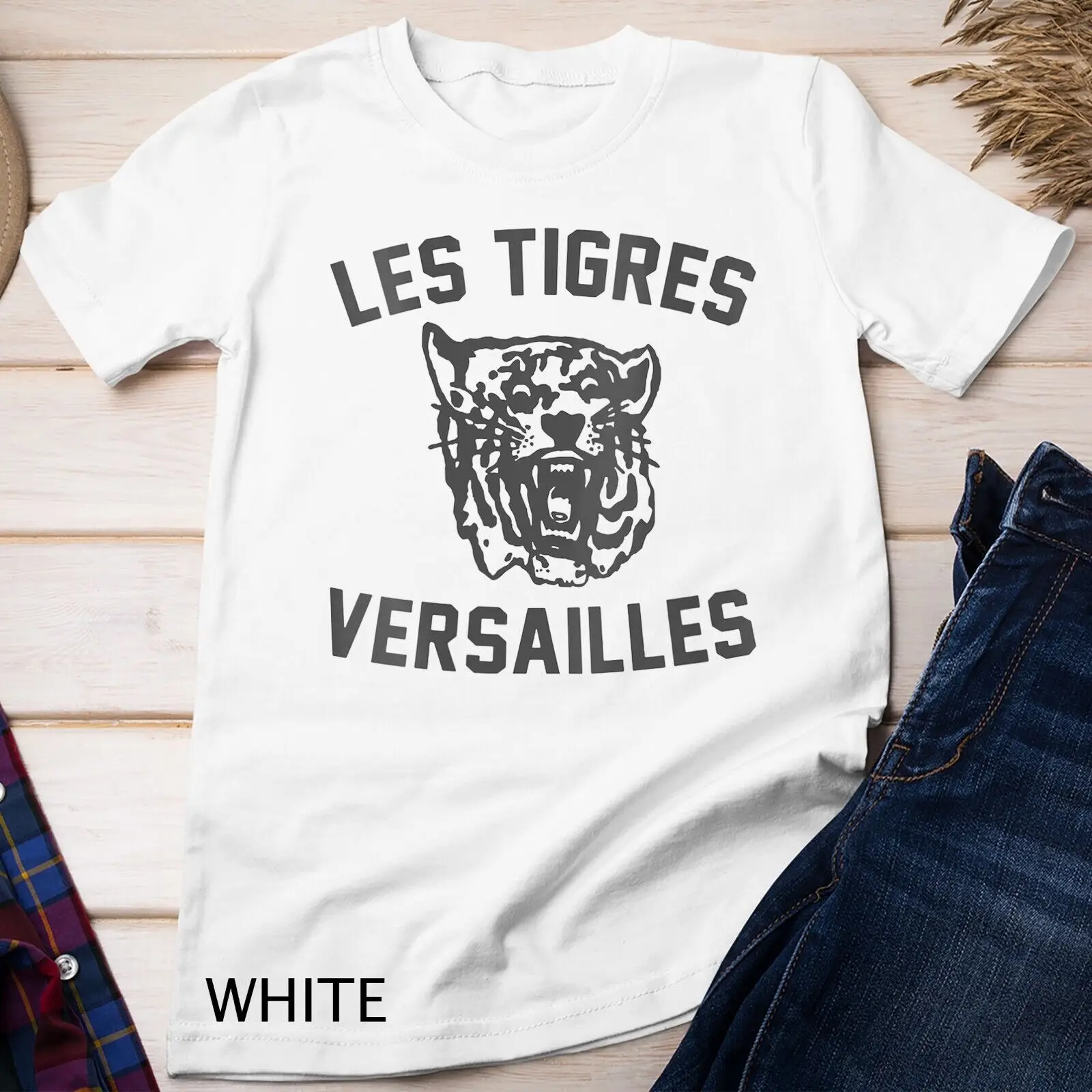 Womens Les Tigres Versailles France French Tigers Trendy Design Unisex T-shirt