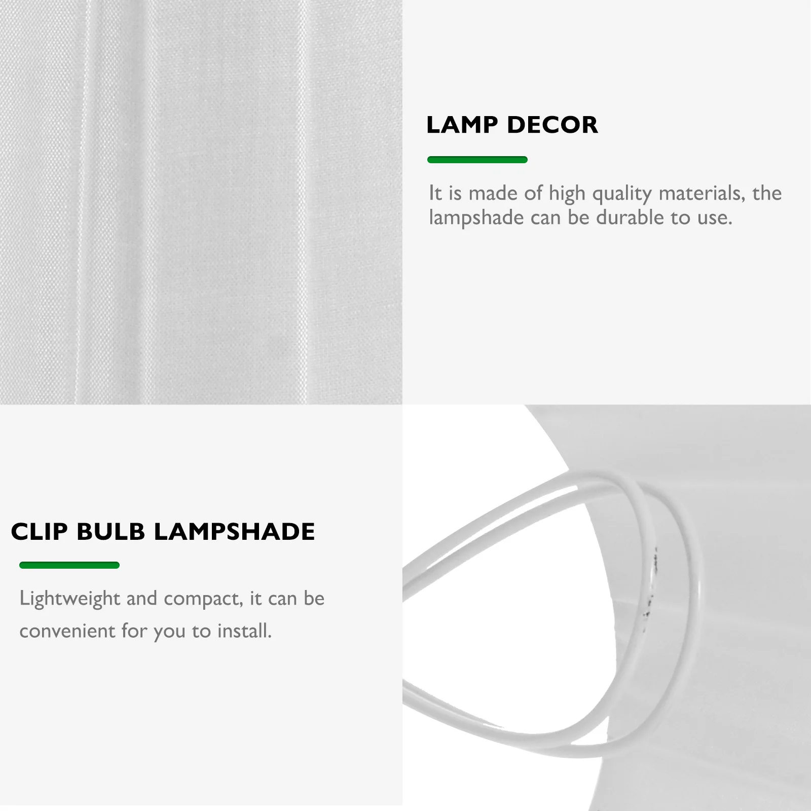 

Lampshade Accessories Cloth Lamp Cover Clip Bulb Shade Light Decor Wall Ceiling Fan Stylish Bedroom Mood Lighting Gift