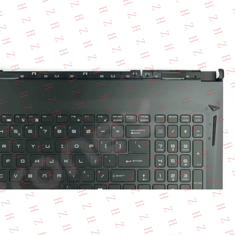P+ FOR MSI Raider GE75 8SE 8SF 8SG Palmrest Keyboard black